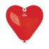 Латексови Балони Сърце, Червен Пастел - 25см