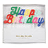 Уникална Многоцветна Парти Свещ за Торта "Happy Birthday"