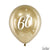 Парти Артикули 60 Рожден Ден | Балони Хром Златно 60 | Emotions Factory