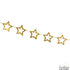 Нежен Гирлянд от Златни Звезди - 3 метра