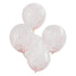 Прозрачни Балони с Розови Топчета (5бр./оп.)