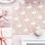 Луксозна Опаковъчна Хартия за Подаръци - Розова Хартия със Златни Елементи