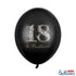 Черни Латексови Балони "18&Brilliant"