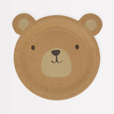 Party Plates Bear (8pc/pack)