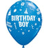 Латексови балони "Birthday Boy", 30см
