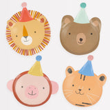 Circus Animals Party Plates, 23cm (8pcs/pack)