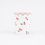 Party cups with cherries (8 pcs/pack)