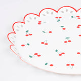 Cherry Party Plates (8 pcs/pack)