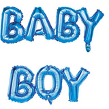 Фолиеви балони букви „Baby Boy“, 118 × 24 см