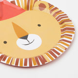 Circus Animals Party Plates, 23cm (8pcs/pack)