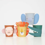 Party cups with animal Circus (8pcs/pack)