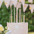 Парти Украса - Високи Флорални Свещи за Торта