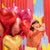 Идеи за Свети Валентин - Голям Фолио Балон Сърце Сатен в Червено  - Букет от Фолио Балони Сърца