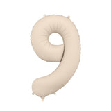 Foil balloons number 86cm, matte beige