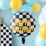 Бебешки Рожден Ден 1 година - Фолиев Балон "Happy Birthday" - emotionsfactory.bg