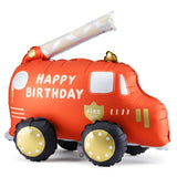 Фолиев Bалон Пожарна Кола "Happy Birthday", Фолиев Балон за Рожден Ден, Декорация с Пожарна Кола, Emotions Factory
