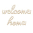 Фолио балон Welcome Home, капучино (335x71см)