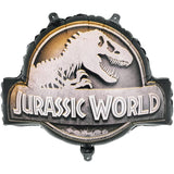 Foil balloon Jurassic World Logo, 45x37 cm, mix