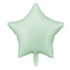 Зелен фолио балон с форма на звезда, размер 42x40 см, подходящ за украса на рожден ден, парти или специален повод, фолио балони, emotionsfactory.bg