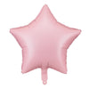 Розов фолио балон с форма на звезда, размер 42x40 см, подходящ за украса на рожден ден, парти или специален повод, фолио балони, emotionsfactory.bg