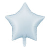 Мъгливо син фолио балон с форма на звезда, размер 42x40 см, подходящ за украса на рожден ден, парти или специален повод, фолио балони, emotionsfactory.bg