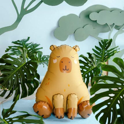 Foil balloon Capybara, 63x80 cm, mix