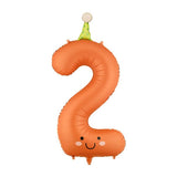 Foil balloons number 86cm, multi-colored