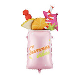 Foil balloon Cocktail, 47x79 cm, pink
