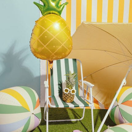 Foil balloon Pineapple, 38x68 cm, yellow