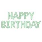 Фолиев балон „Happy Birthday“ в зелено за детски рожден ден, Emotions Factory