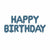 Фолиев балон „Happy Birthday“ в небесно син цвят за детски рожден ден, Emotions Factory
