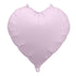 Фолио балон сърце, лилав мат 45см