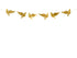 Garland Doves, gold, 112 cm