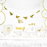 Garland Doves, gold (112cm)