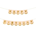 Парти Надпис "Happy birthday" за Рожден Ден за Момиче,  Emotions Factory