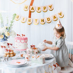 Парти Надпис "Happy birthday" за Рожден Ден за Момиче,  Emotions Factory