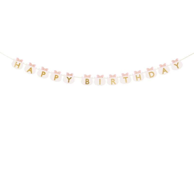 Парти Надпис с Котенца "Happy birthday", Надпис "Happy birthday", Emotions Factory