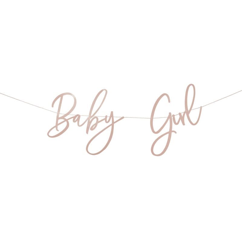 Украса за Бебешка Погача на Момиче Baby Girl