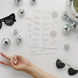 Temporary Tattoos for Hen Party Disco Team Bride (2 pcs/pack)