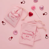Cotton "Recovery Kit" hen party bags (5pcs/pack)