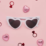 White "Bride" glasses