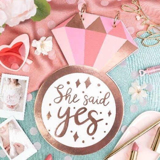 Книга за Спомени и Пожелания Пръстен She Said Yes - Идеи за Моминско Парти