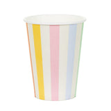 Cups Stripes, 400 ml, assorted (1 pack / 6 pcs.)