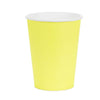 Жълти еднократни чаши за декорация на маса, подходящи бебешко парти, рожден ден и официални събития, Emotions Factory
