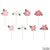 Украса - Комплект Топери за Мъфини Розови Цветя - Emotions Factory