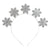Елегантни Диадеми за Коса - Красива Диадема със Сребърни Снежинки | Emotions Factory