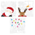 Аксесоари за Коледна Украса - Коледни Стикери за Прозорци Дядо Коледа | Emotions Factory