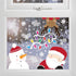 Коледни Стикери за Стъкло, Дядо Коледа и Приятели (3 листа)