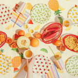 Tablecloth with fruit, 180x120cm