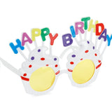 Birthday Party Glasses, White (18.5x11.5 cm)